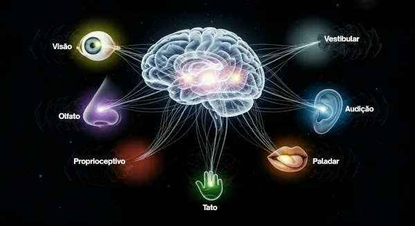 Imagem do artigo Sistema sensorial e autismo: o que é, como funciona e como ajudar seu filho por meio da integração sensorial